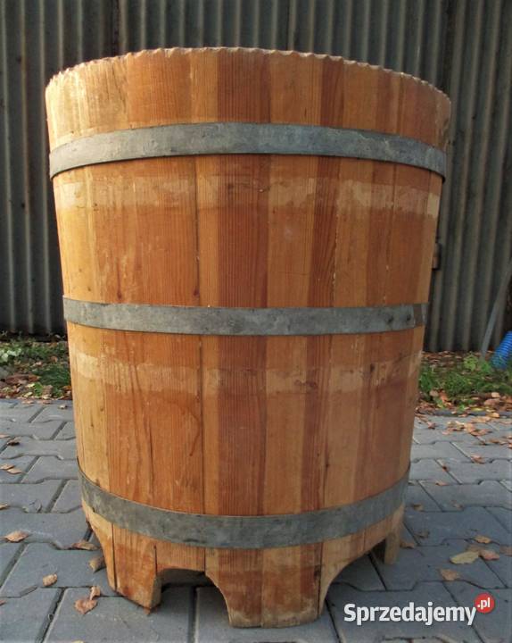 Stara Dębowa Beczka Dzieża Stożkowa na Nogach Nieporęt