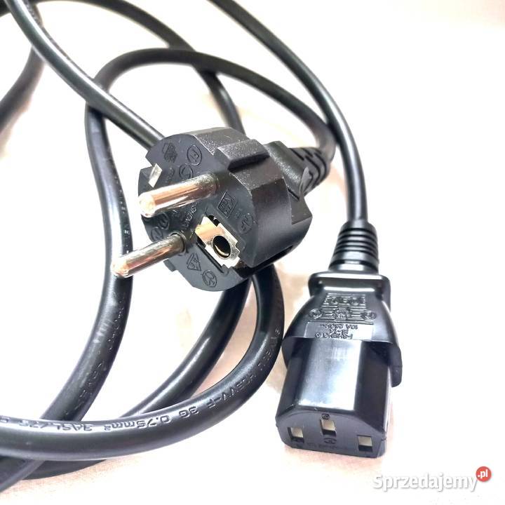Kabel zasilający Przewód 18 m czarny Typ F NOWY Białystok