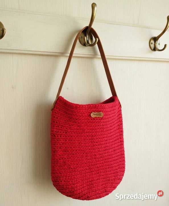 Torebka shopperka crochet ręcznie robiona Na ramię  Piotrków Trybunalski