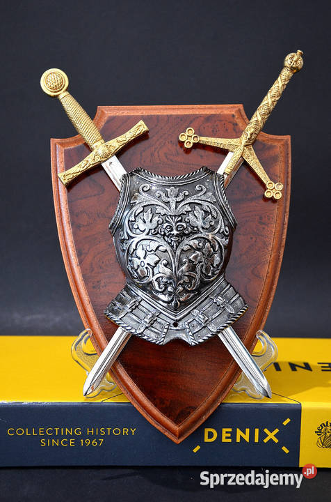 Panoplia dekoracja tarcza herbowa z