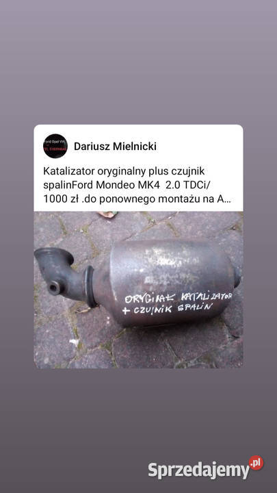 Katalizator Ford Mondeo MK4 20 TDCi