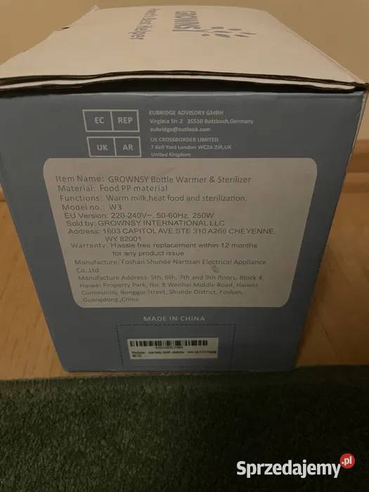 Podgrzewacz sterylizator do mleka Grownsy W3 8w1 Żary