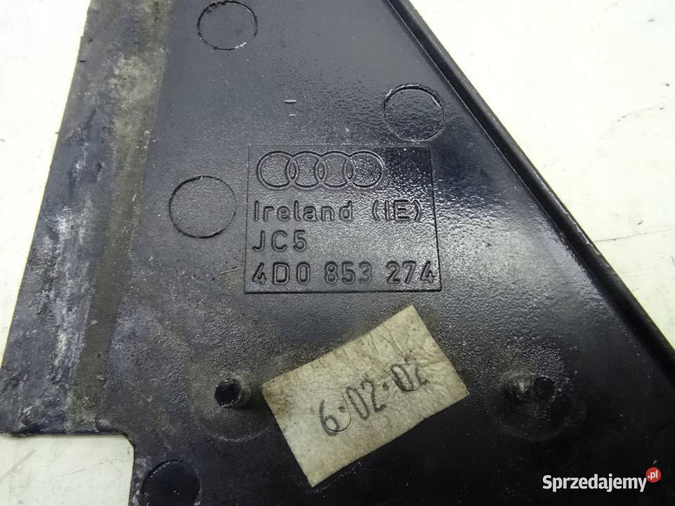 AUDI A8 D2 ZASLEPKA TROJKAT DRZWI SZYBY Przemęt