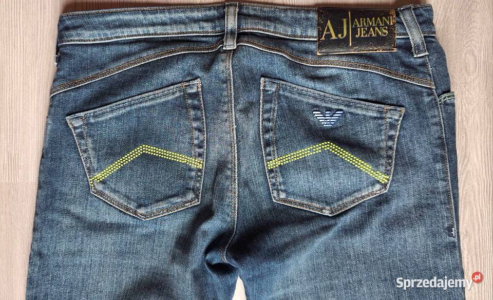 Spodnie jeansowe Armani Jeans r 26 niebieskie śląskie Sosnowiec