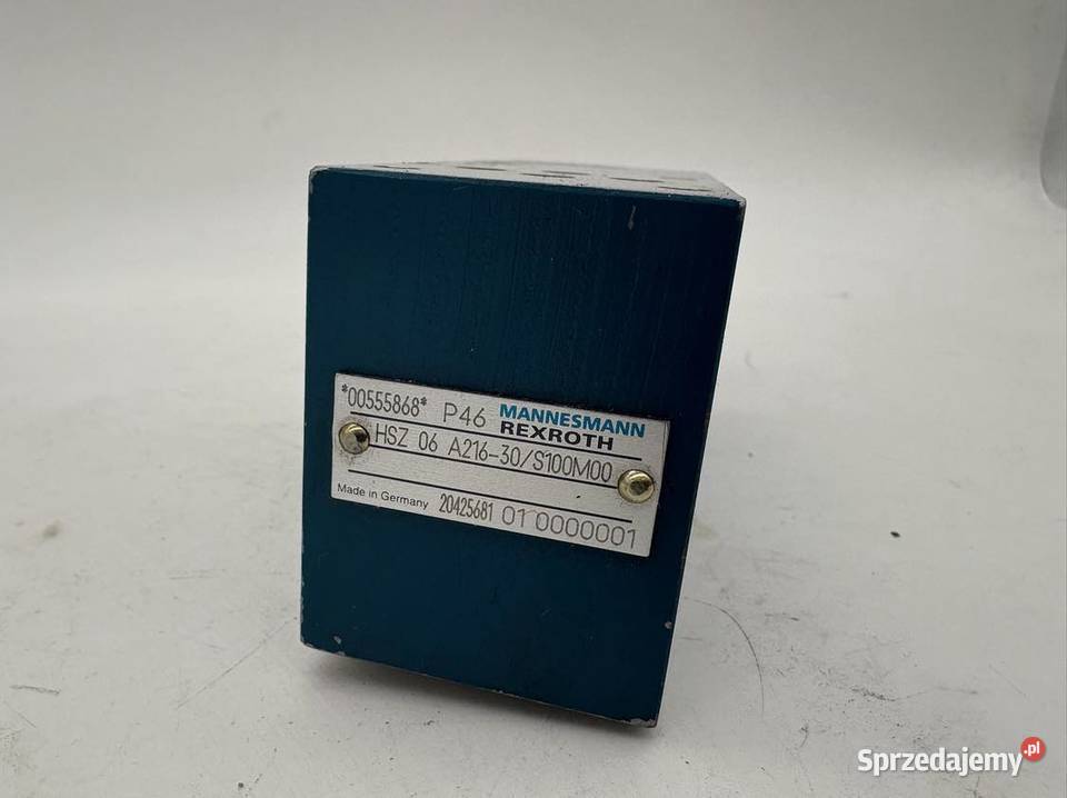 Rexroth HSZ 06 A21630 S100M00 Zawór hydrauliczny mazowieckie Warszawa sprzedam