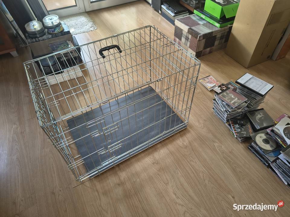 Klatka metalowa psa 75 x 48 x 33 Dla psów lubelskie Lublin