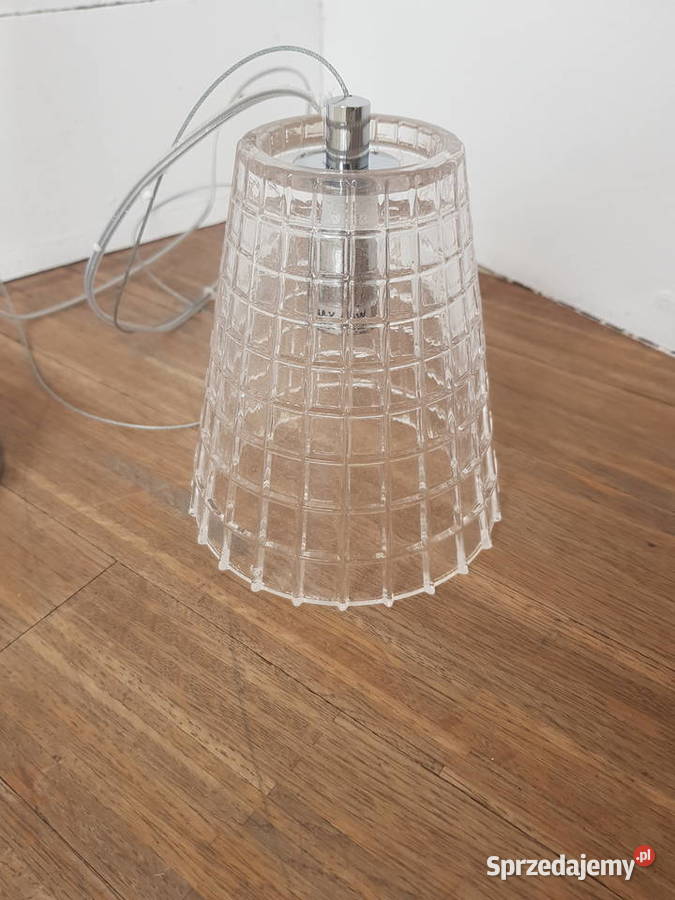 Lampa wisząca STOŻEK SZKŁO mała fajna stół Lampy wiszące Warszawa