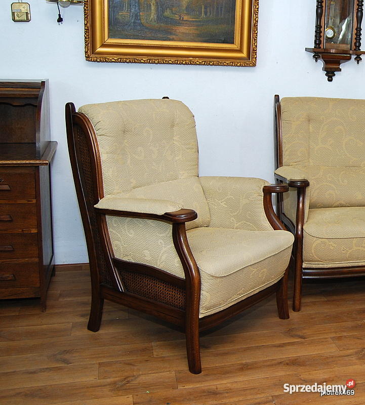 WYPOCZYNKOWY SOFA 2 FOTELE WYGODNY Antyki Świdnica