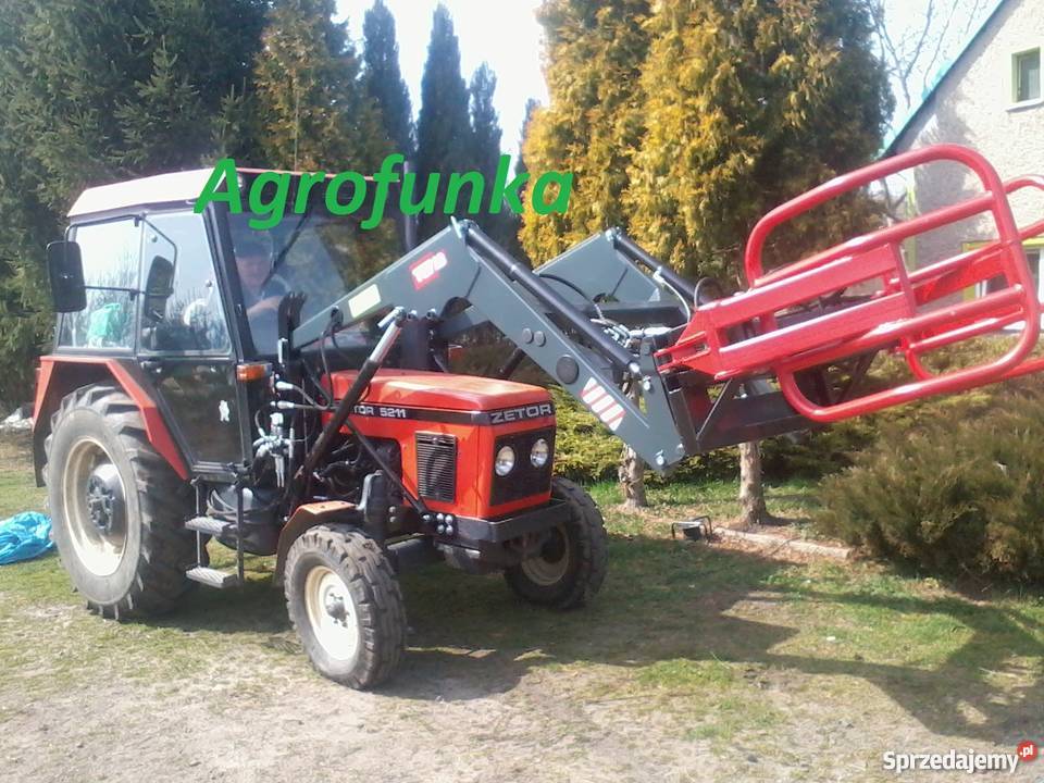 Tur Zetor 5211 Ładowacz Czołowy Euroramka Rolnictwo Skierniewice