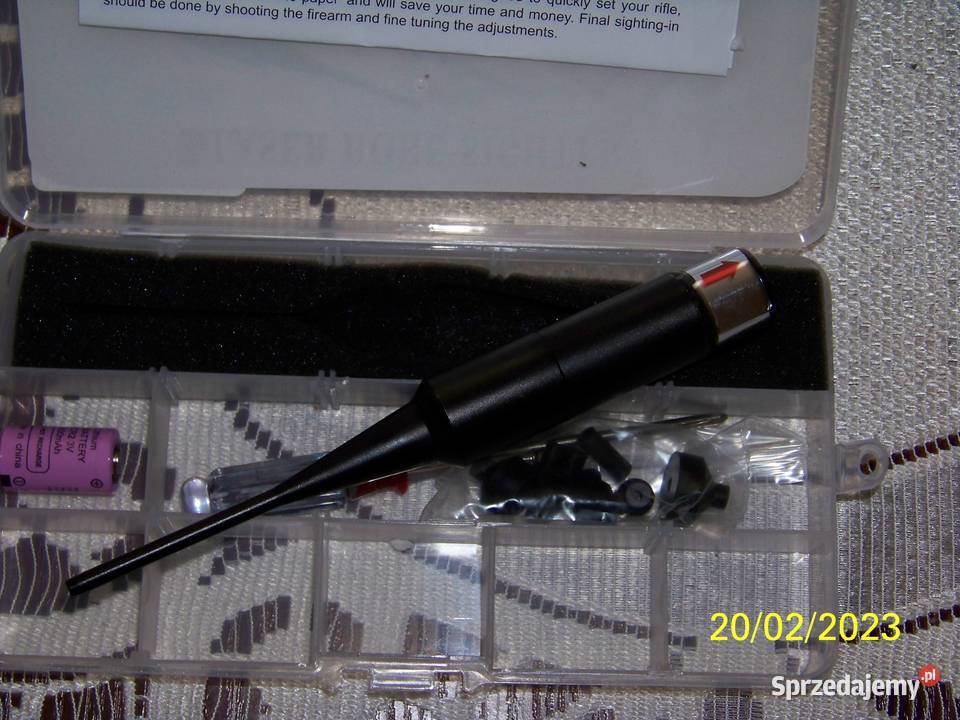 Laser do kalibracji optyki lunety broni Żnin