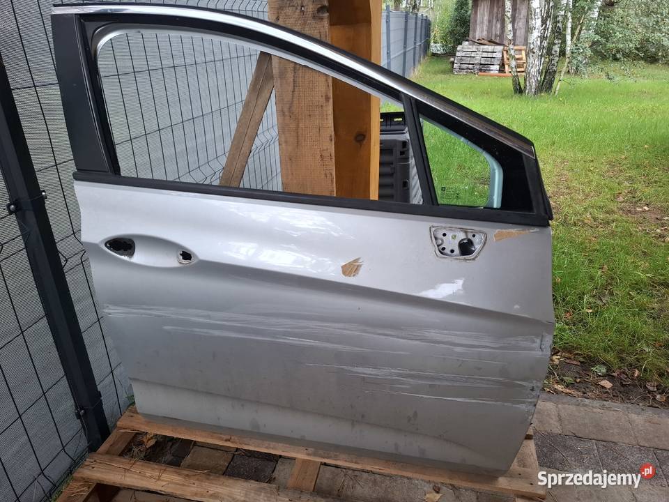 Opel Astra K drzwi prawy przód Srebrny Z176 HB Sosnowiec