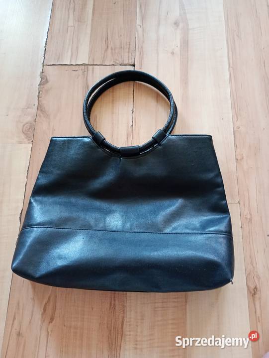 torebka damska czarna 35x26x9 Szczecin