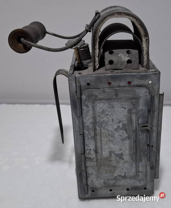 Lampa kolejowa PKP 13x10x21 987g Kolekcje hobby Czeladź