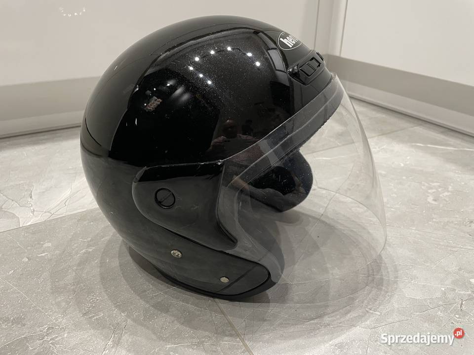 Kask Motocyklowy Czarny Pas Nerkowy kujawsko-pomorskie Inowrocław sprzedam