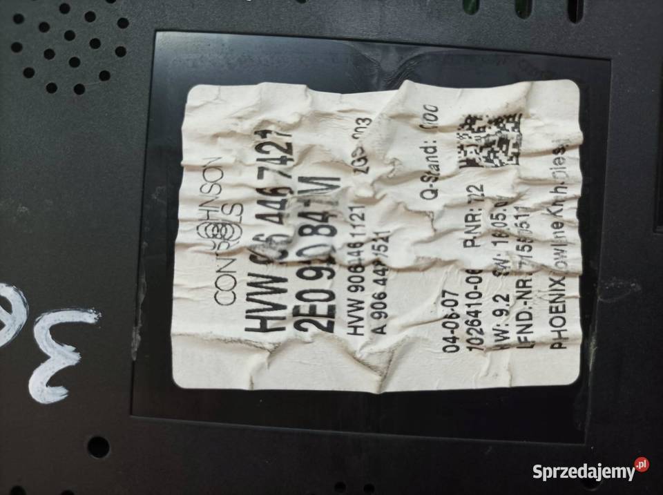 LICZNIK 9064467421 25 TDI 136 VW Volkswagen Rok produkcji 2007 świętokrzyskie