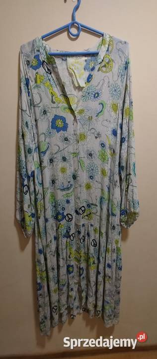 Luźna sukienka rozmiar 4446 kolorowy Moda i Styl małopolskie