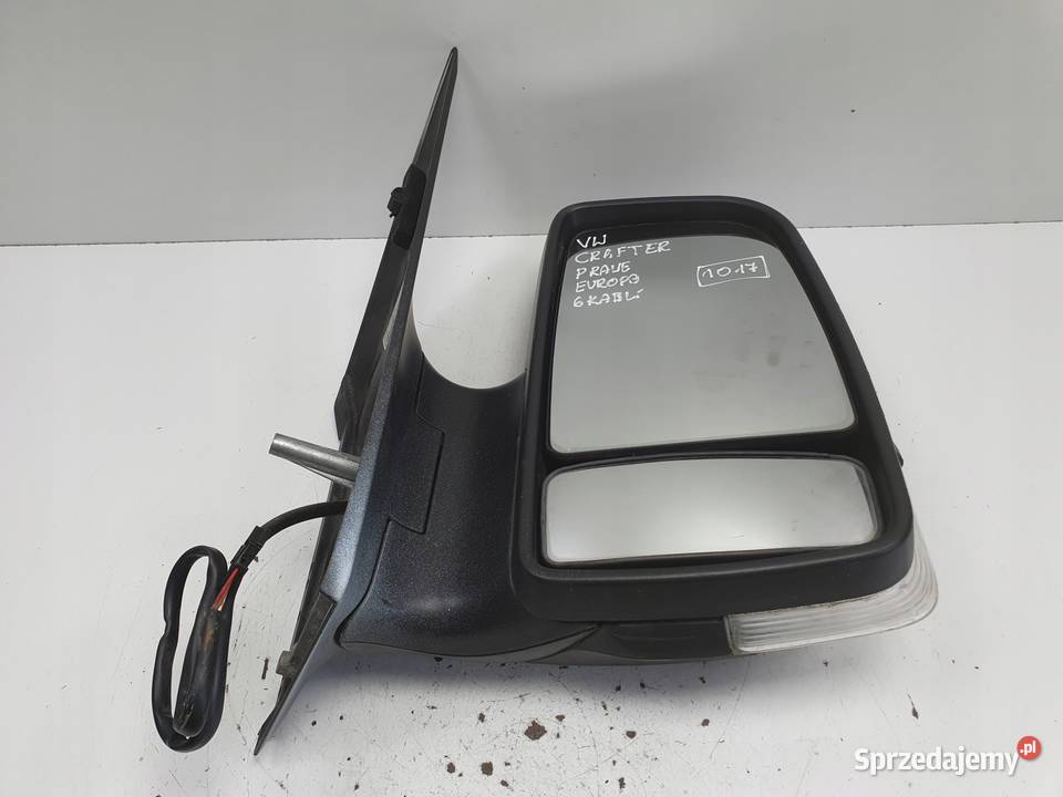 LUSTERKO PRAWE PASAŻERA VW Crafter 0611r 6 kabli osobowe Rudka