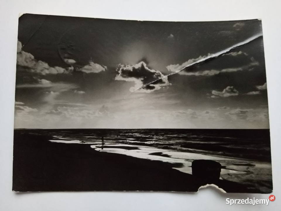 Pocztówka Ustronie Morskie z 1968r Znaczek Dąbrowa Górnicza