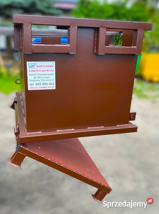 Kontener z otwieranym dnem 05m3 koliba łódzkie Niedrzew Pierwszy