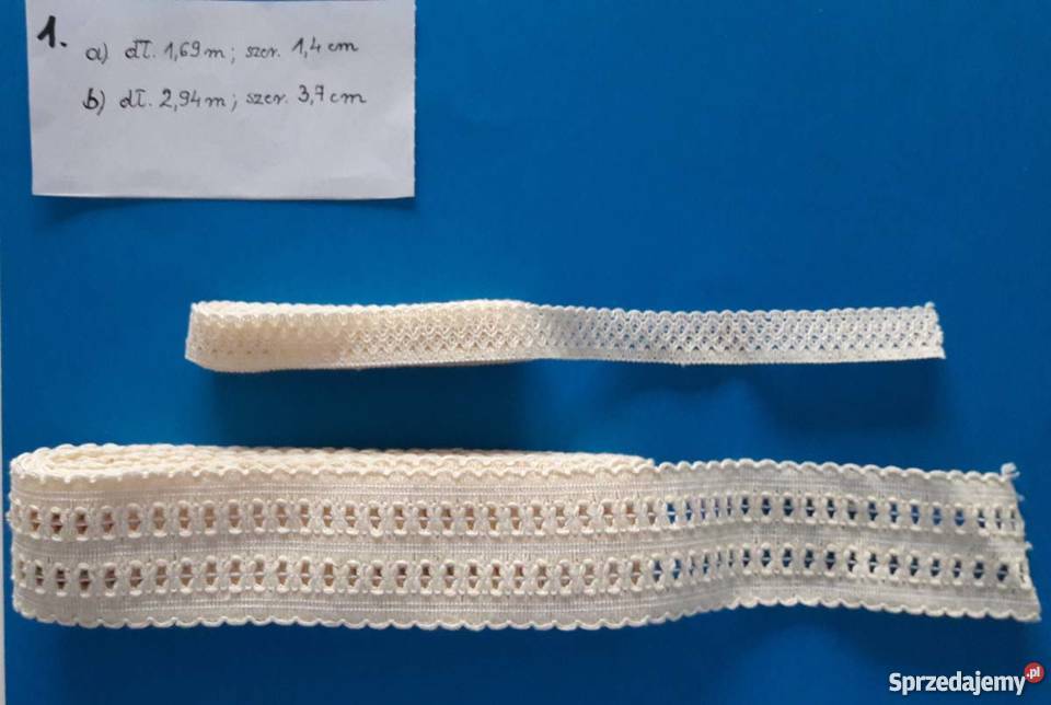 Koronki pasmanteria Pozostałe Lubin sprzedam