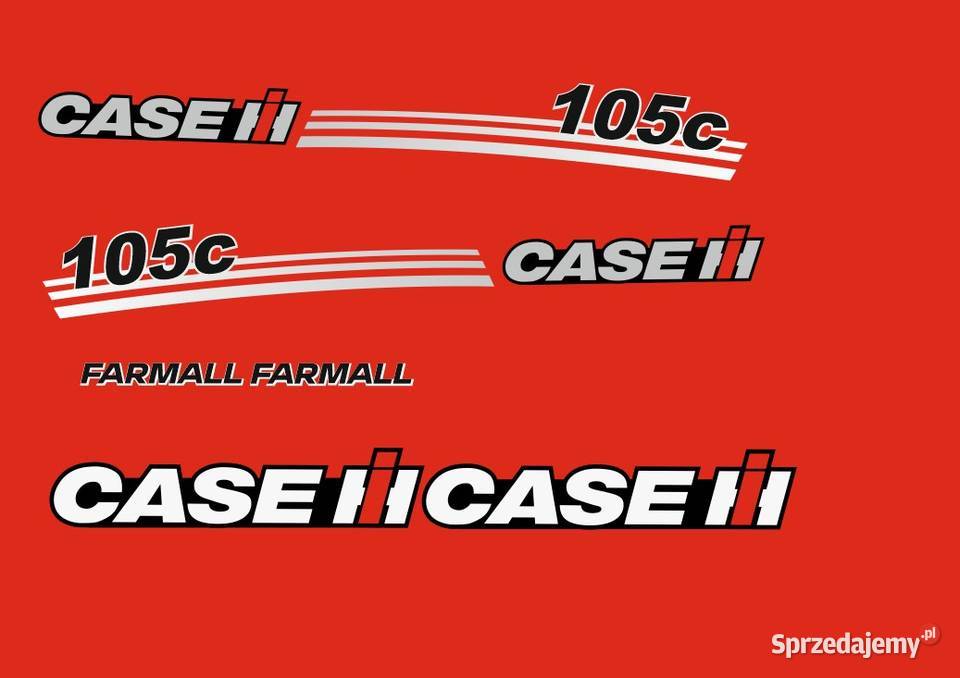 Naklejki Case farmal 105c i inne modele super Bydgoszcz