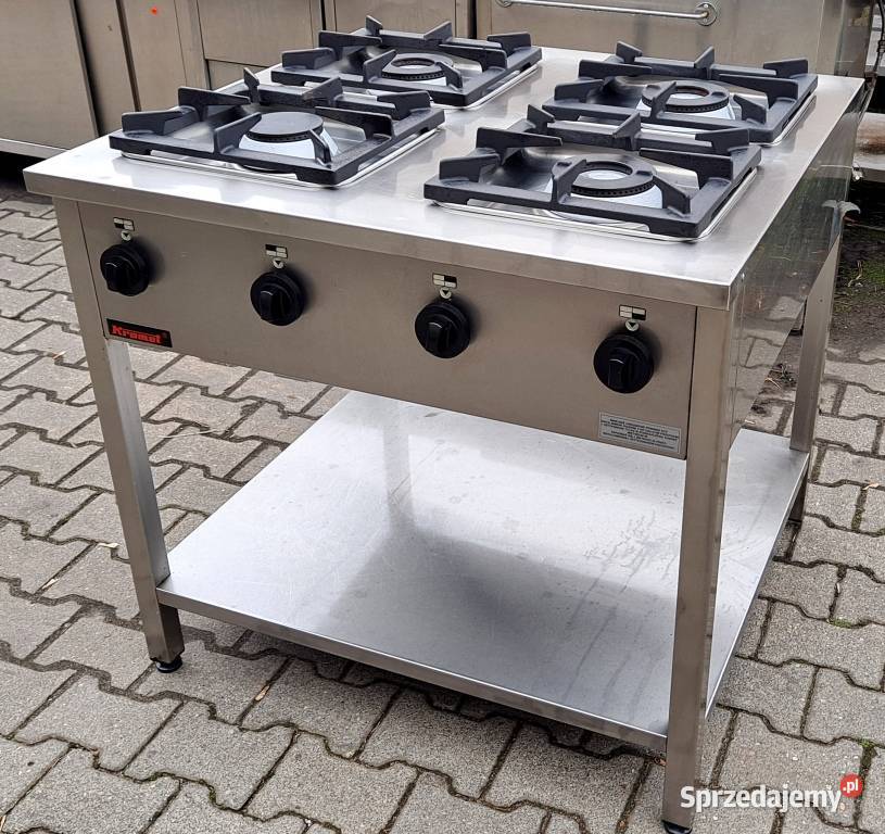 KUCHNIA GAZOWA 4 PALNIKOWA KROMET DUŻA MOC 30 KW