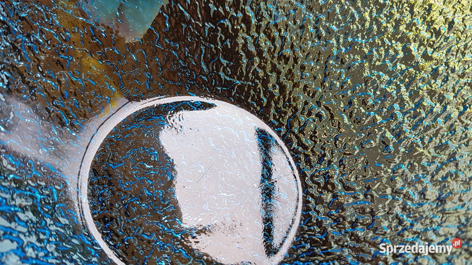 Misa miska Sahara Ząbkowice kolorowe szkło PRL Dąbrowa Górnicza