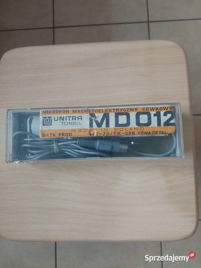Mikrofon Unitra TONSIL MD012 z czasów prlu Mysłowice
