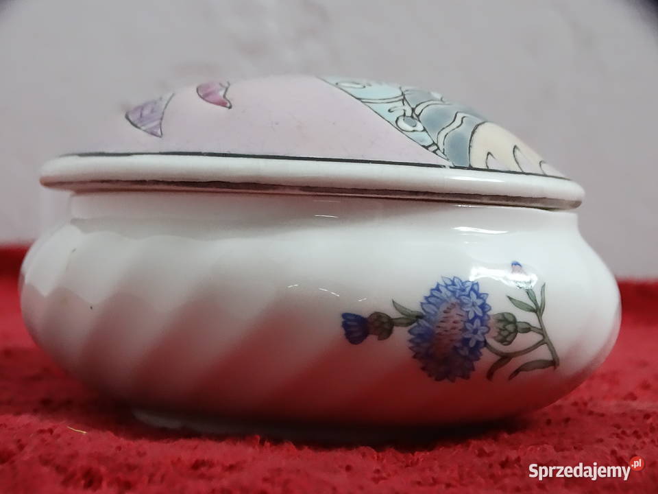 Porcelanowa puzderka AYNSLEY Wild Tudor Fine Biłgoraj