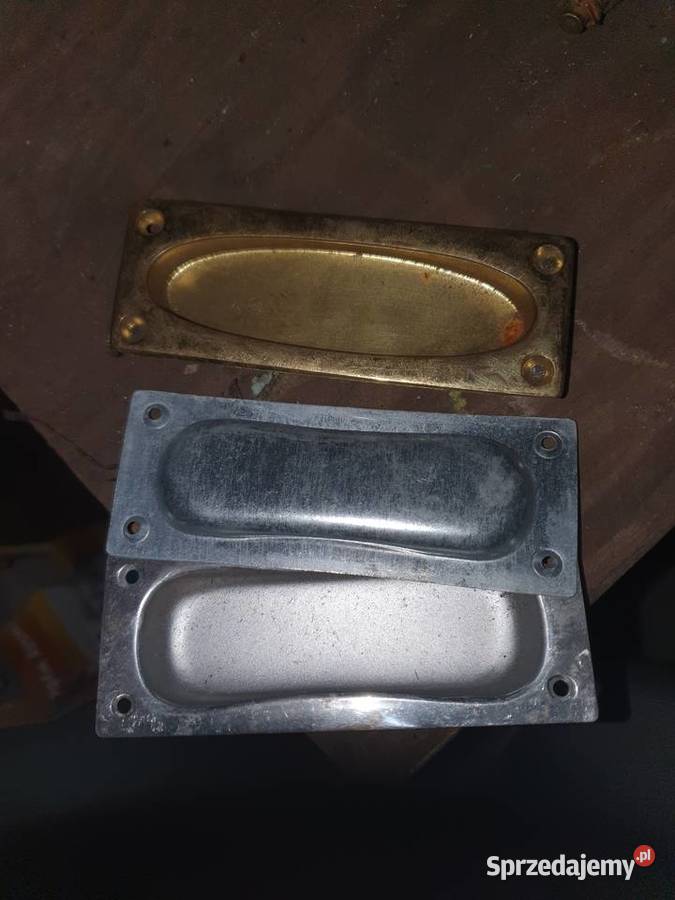 Stalowe wpuszczane uchwyty meblowe szuflady mazowieckie Warszawa