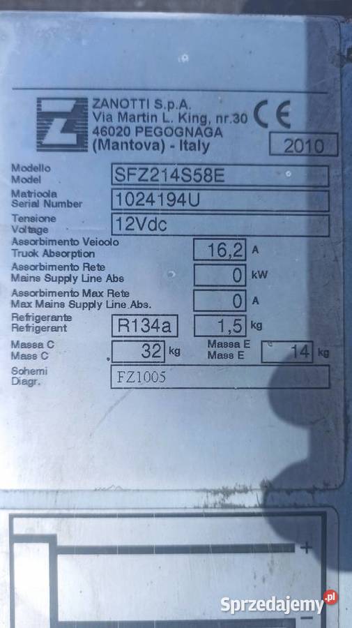 Sterownik płyta sterująca płytka 12v Zanotti małopolskie Tarnów