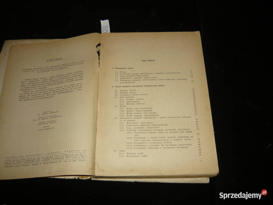 Tabor trakcji elektrycznej miękka Książki i Podręczniki sprzedam