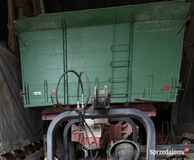 Przyczepa jednoosiowa 10 ton wywrotka kiper nie Wywrotki Pokój sprzedam