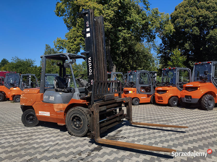 Wózek widłowy Toyota 025FDA50 5 ton duplex 5 m małopolskie