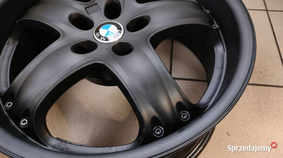 Alufelgi BMW 5 E39 E60 7 18X8 5X120 ET20 czarne małopolskie Kraków