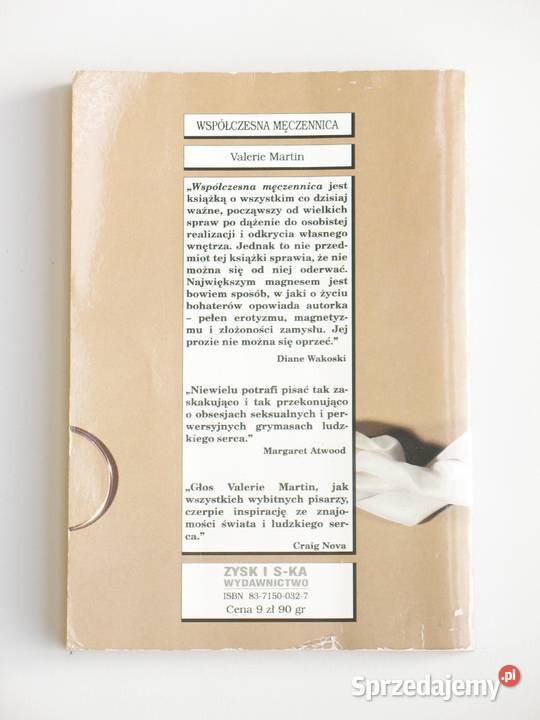 Współczesna męczennica Valerie Martin Książki i Podręczniki Kraków sprzedam