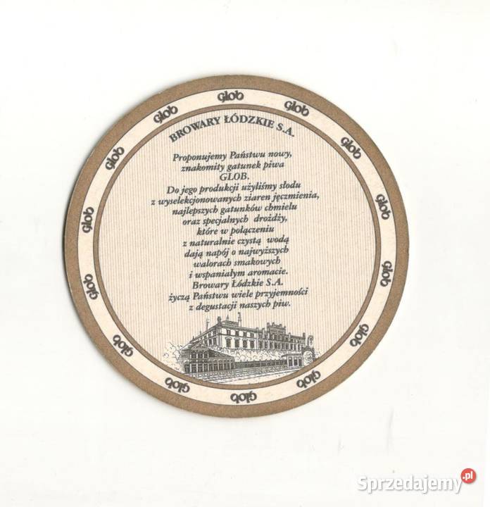 Łódzkie podstawka do piwa 1 Birofilistyka śląskie Gliwice sprzedam