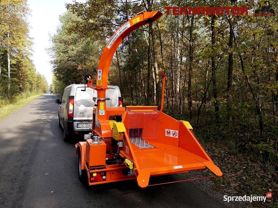 TEKNAMOTOR mobilny rębak bębnowy Skorpion 280 Ostrowiec Świętokrzyski