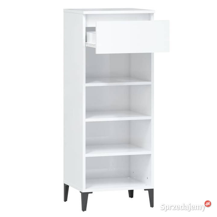 Półka na buty wysoki połysk biała 40x36x105 Warszawa sprzedam