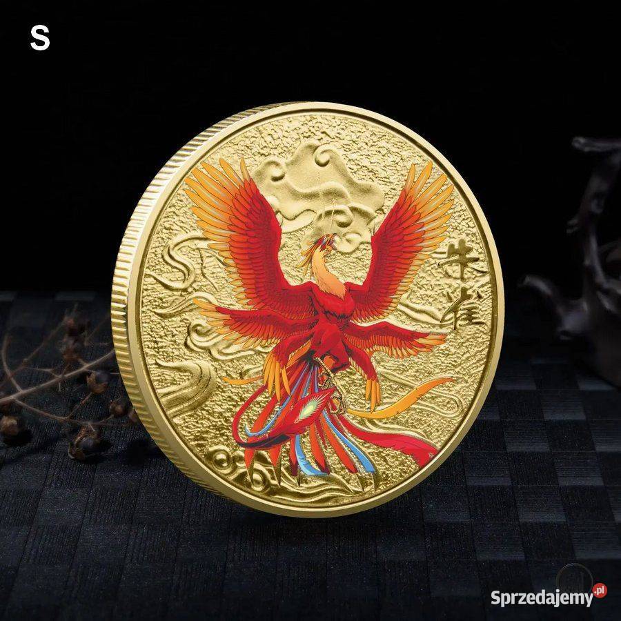 Monety pamiątkowe repliki w kolorze złotym 10