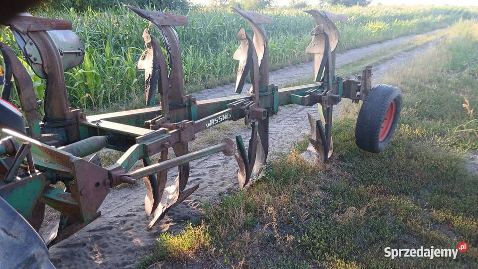 Pług obrotowy Gassner 4 skiby lemken kuhn rabe łódzkie Wieluń