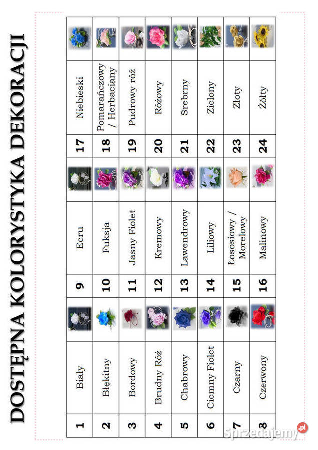 Dekoracja na samochód do ślubu 001 pudrowy róż małopolskie Nowy Wiśnicz