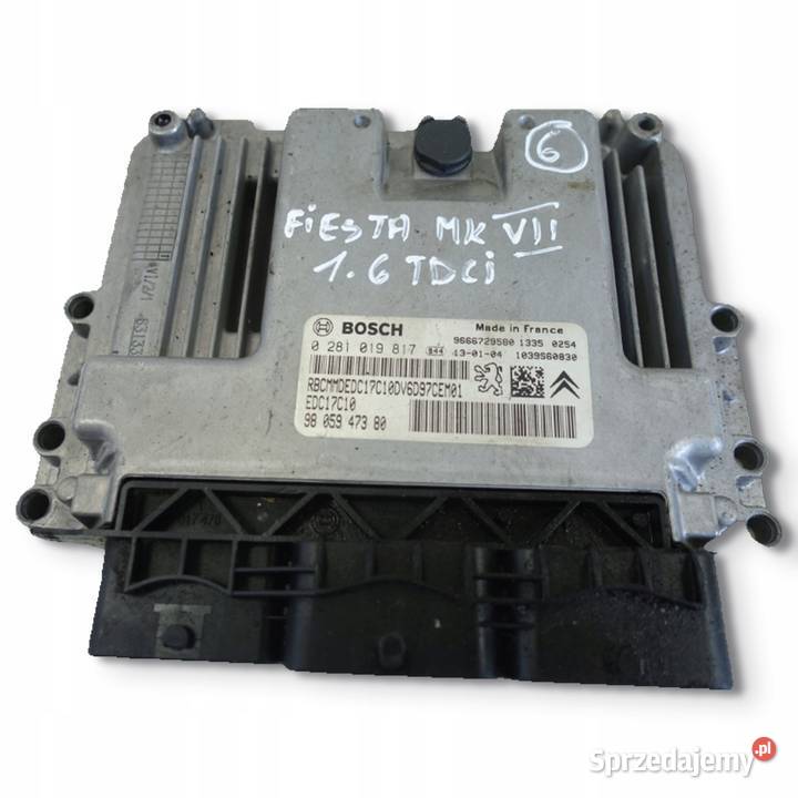 KOMPUTER Ford Fiesta MK7 16 TDCI STEROWNIK osobowe Chełm