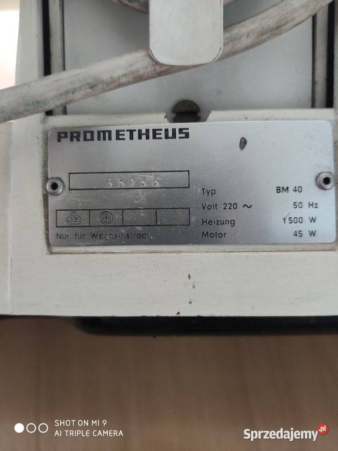 Maglownica do prasowania PROMETHEUS Pozostałe Pszczyna