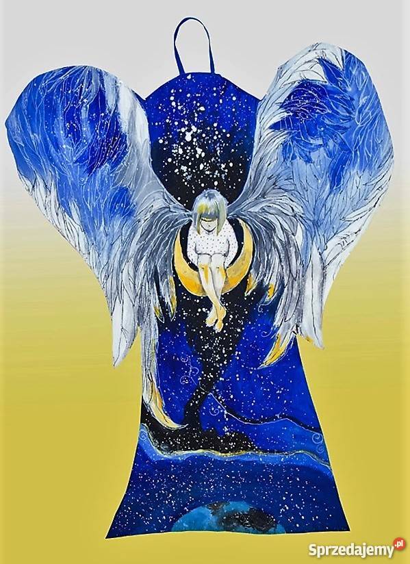 Obraz namalowany na sklejce Anioł księżycowy Katowice sprzedam
