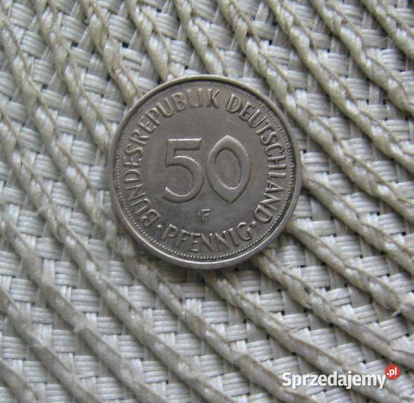 Niemcy 50 Fenigów 1989r F wielkopolskie Kalisz sprzedam