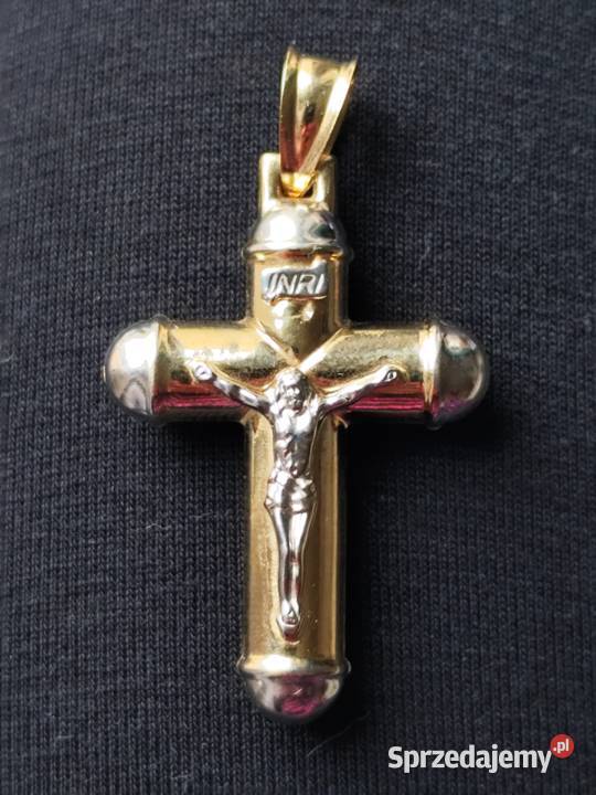 Piękny złoty krzyż Skarżysko-Kamienna sprzedam
