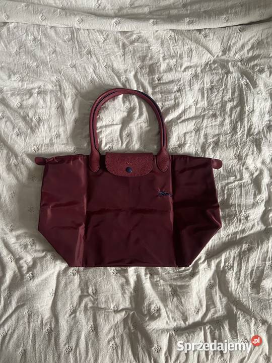 Torba bordowa Longchamp L czerwony Warszawa