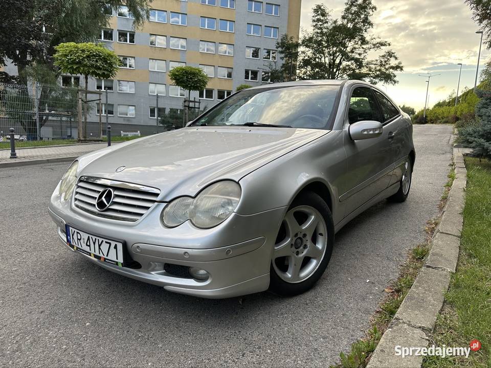 Mercedes W203 coupe 20 Kompressor AUTOMAT garażowany Klasa C Kraków sprzedam