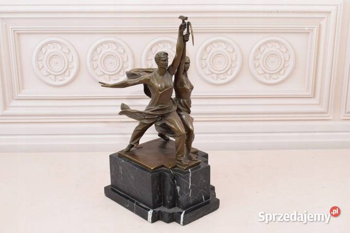 Robotnik i Kołchoźnica Tancerze Figura Rzeźba z Kraków